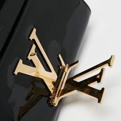 Pre Owned Louis Vuitton Black Patent Leather Louise Clutch