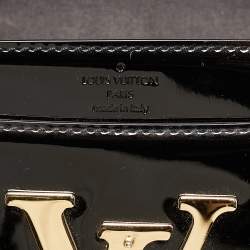Pre Owned Louis Vuitton Black Patent Leather Louise Clutch