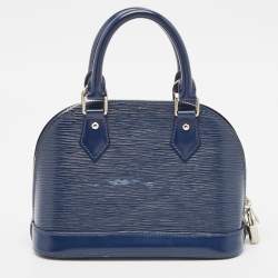 Pre Owned Louis Vuitton Indigo Epi Leather Alma BB Bag