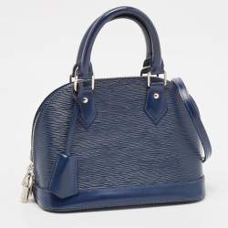 Pre Owned Louis Vuitton Indigo Epi Leather Alma BB Bag