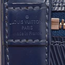Pre Owned Louis Vuitton Indigo Epi Leather Alma BB Bag