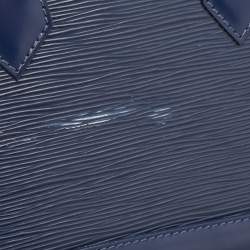 Pre Owned Louis Vuitton Indigo Epi Leather Alma BB Bag