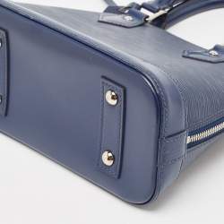 Pre Owned Louis Vuitton Indigo Epi Leather Alma BB Bag