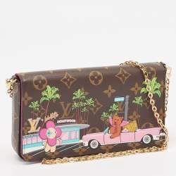 Pre Owned Louis Vuitton Monogram Canvas Limited Edition Vivienne Felicie Pochette Bag