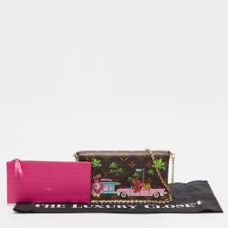 Pre Owned Louis Vuitton Monogram Canvas Limited Edition Vivienne Felicie Pochette Bag