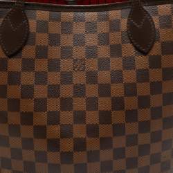 Louis Vuitton Damier Ebene Canvas Neverfull MM Bag