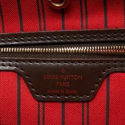 Louis Vuitton Damier Ebene Canvas Neverfull MM Bag