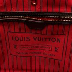 Louis Vuitton Damier Ebene Canvas Neverfull MM Bag