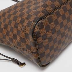 Louis Vuitton Damier Ebene Canvas Neverfull MM Bag