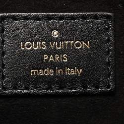 Pre Owned Louis Vuitton Black Shiny Epi Reverse Monogram Pochette Metis Mini Bag