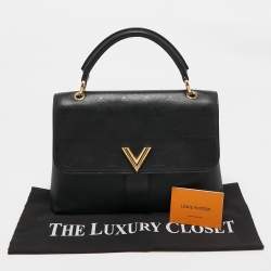 Louis Vuitton Black Monogram Leather Very One Handle Bag