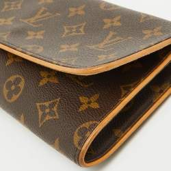 Louis Vuitton Monogram Canvas Twin Pochette GM Bag