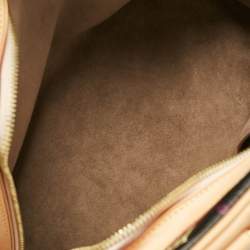 Pre Owned Louis Vuitton Black Monogram Multicolore Canvas Claudia Bag