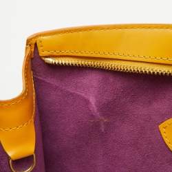 Louis Vuitton Tassil Yellow Epi Leather Saint Jacques GM Bag