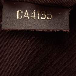 مملوكة مسبقًا حقيبة لوي فيتون مونتايغن بي بي جلد لامع مونوغرامي بني مصفر 