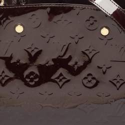 مملوكة مسبقًا حقيبة لوي فيتون مونتايغن بي بي جلد لامع مونوغرامي بني مصفر 