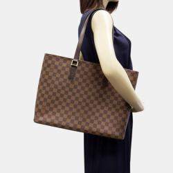 Pre Owned Louis Vuitton Canvas Damier Canvas Tote Bag