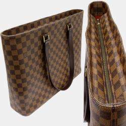 Pre Owned Louis Vuitton Canvas Damier Canvas Tote Bag