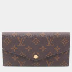 Louis Vuitton Brown Canvas Monogram Wallet