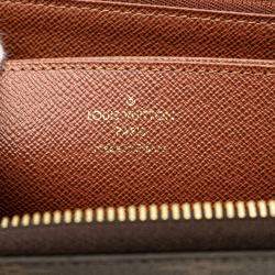 Louis Vuitton Brown Canvas Monogram Zippy Wallet