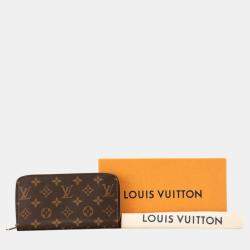 Louis Vuitton Brown Canvas Monogram Zippy Wallet