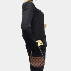 Louis Vuitton Canvas Damier Mini Pochette Accessoires Clutch