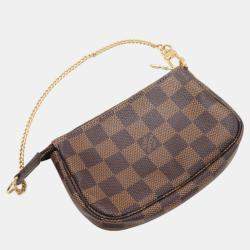 Louis Vuitton Canvas Damier Mini Pochette Accessoires Clutch