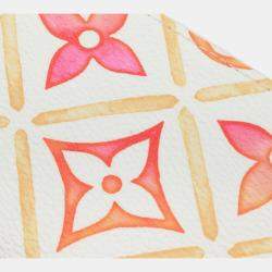Louis Vuitton Orange Canvas Monogram Coin Case