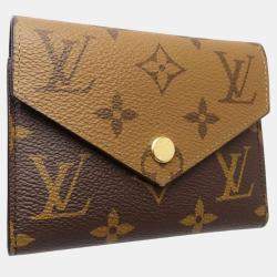 Louis Vuitton Brown Canvas Monogram Tri-Fold Wallet