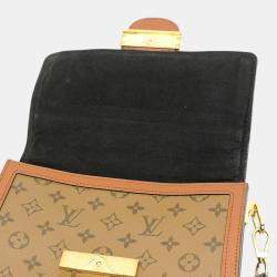 Louis Vuitton Monogram Reverse Brown Dauphine Mm Shoulder Bag