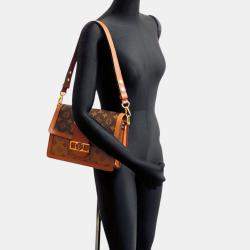 Louis Vuitton Monogram Reverse Brown Dauphine Mm Shoulder Bag