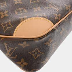 Louis Vuitton Brown Canvas Monogram Odeon Nm Pm Shoulder Bag