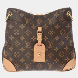 Louis Vuitton Brown Canvas Monogram Odeon Nm Pm Shoulder Bag