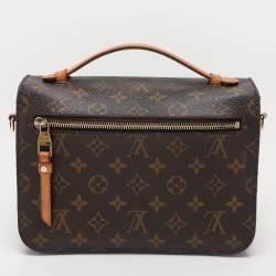 Pre Owned Louis Vuitton Monogram Canvas Pochette Metis Bag