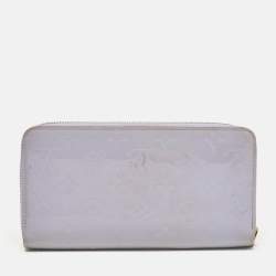 Louis Vuitton Lilac Monogram Vernis Zippy Wallet