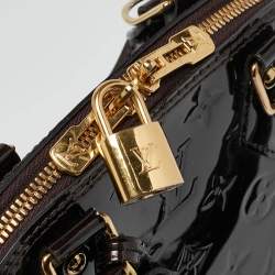 Pre Owned Louis Vuitton Amarante Monogram Vernis Alma BB Bag