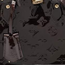 Pre Owned Louis Vuitton Amarante Monogram Vernis Alma BB Bag