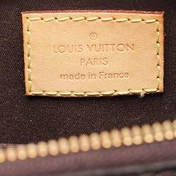 Pre Owned Louis Vuitton Amarante Monogram Vernis Alma BB Bag