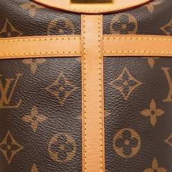 Louis Vuitton Monogram Canvas and Leather Duffle Bag