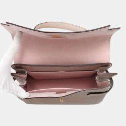 Pre Owned Louis Vuitton Greige Taurillon Rock Me Ever bag