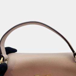 Pre Owned Louis Vuitton Greige Taurillon Rock Me Ever bag