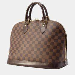 Louis Vuitton Red Damier Ebene Canvas Alma bag Size Pm