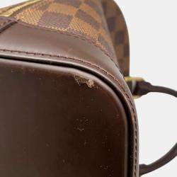 Louis Vuitton Red Damier Ebene Canvas Alma bag Size Pm