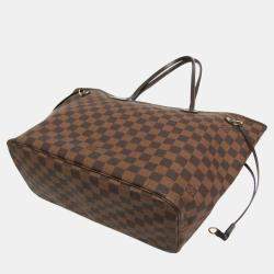 Louis Vuitton Ebene Damier Neverfull MM Tote Bag