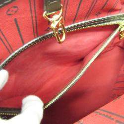 Louis Vuitton Ebene Damier Neverfull MM Tote Bag