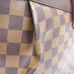 Pre Owned Louis Vuitton Ebene Damier Westminster GM Tote Bag