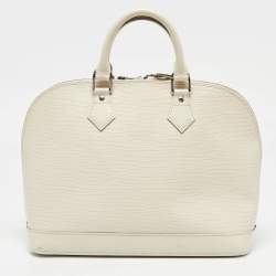 Pre Owned Louis Vuitton Ivorie Epi Leather Alma PM Bag