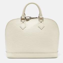 Pre Owned Louis Vuitton Ivorie Epi Leather Alma PM Bag