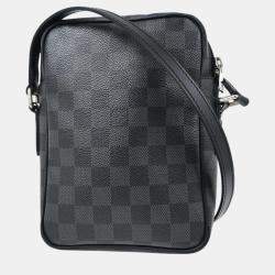Pre Owned Louis Vuitton Damier Graphite Rem Shoulder Bag