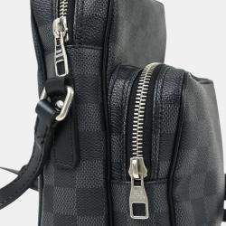 Pre Owned Louis Vuitton Damier Graphite Rem Shoulder Bag